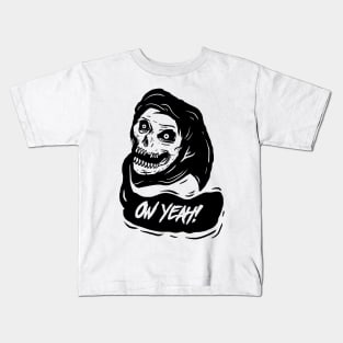 Grim Reaper Ow Yeah Kids T-Shirt